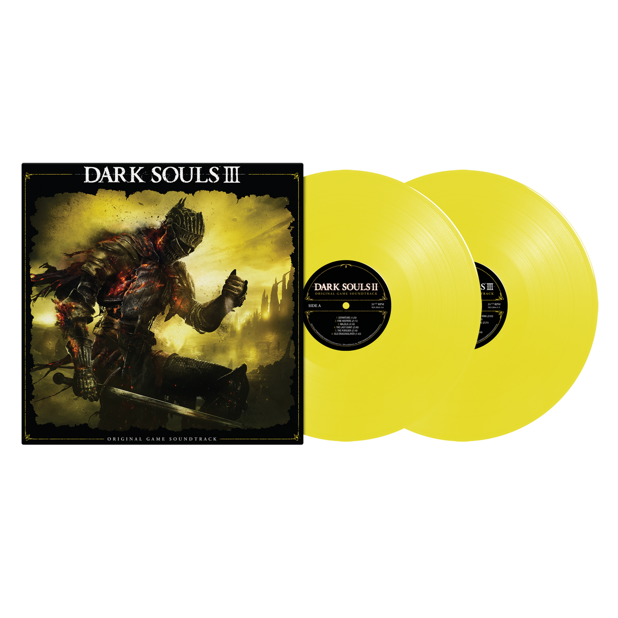 Motoi Sakuraba / Yuka Kitamura - Dark Souls III: Banda sonora original del juego (2 LP, amarillo brillante, edición limitada exclusiva) [Vinilo]