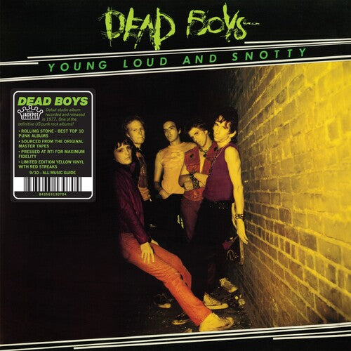 Dead Boys - Young, Loud And Snotty [Contenido explícito] (Vinilo de color, amarillo, rojo, edición limitada) [Vinilo]