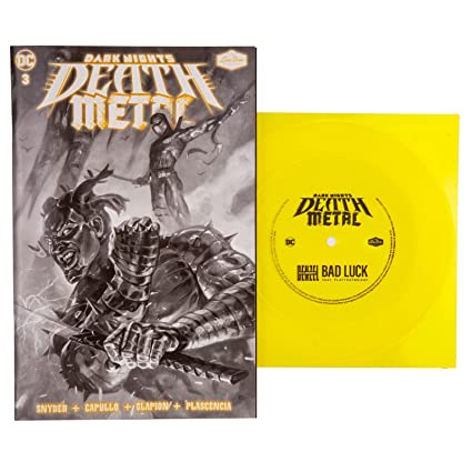 Denzel Curry - Bad Luck (Dark Nights: Death Metal #3 Soundtrack) (Colored Vinyl, Yellow, Indie Exclusive) (Comic Book) [Vinyl] - Paladin Vinyl