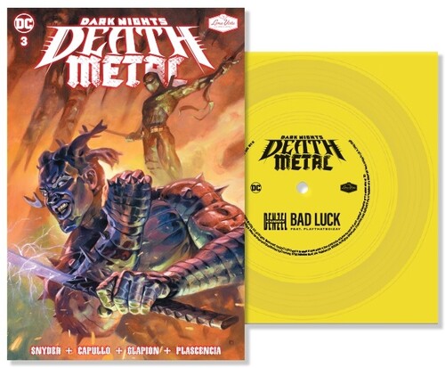 Denzel Curry/ PlayThatBoiZay - Bad Luck (DC - Dark Nights: Death Metal Version) (Limited Edition, Colored Vinyl, Yellow, Comic Book, Indie Exclusive) [Vinyl]