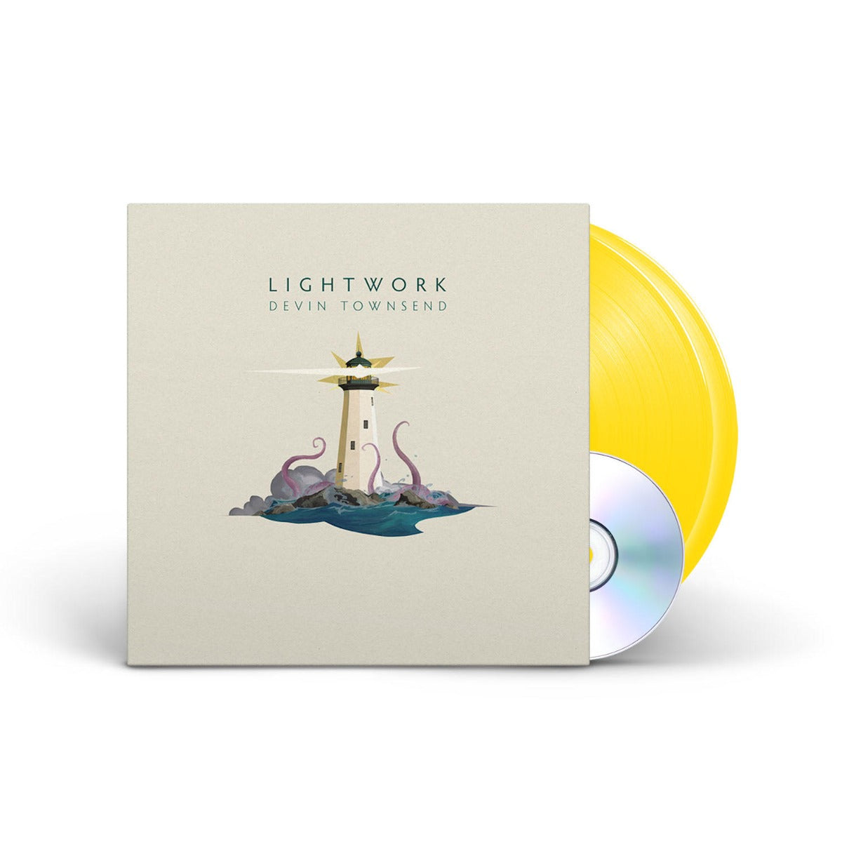 Devin Townsend - Lightwork (Indie Exclusive, Colored Vinyl, Yellow, 180 Gram Vinyl, Gatefold LP Jacket, Booklet, Bonus Cd) (2 Lp's) [Vinyl] - Paladin Vinyl