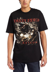Men'S Disturbed Asylum Shred Men'S T-Shirt, Black, Large [T-Shirt]