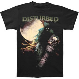 Men'S Disturbed Creepin Coffin T-Shirt, Black, Medium [T-Shirt]