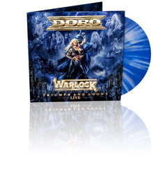 Warlock - Triumph & Agony Live (Marble Blue & White Vinyl) [Vinyl] - Paladin Vinyl