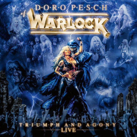 Doro - Warlock - Triumph & Agony Live (Marble Blue & White Vinyl) [Vinyl]