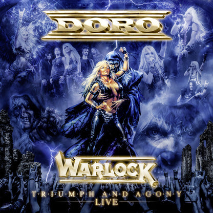 Warlock - Triumph & Agony Live (Marbled Black & White Vinyl) [Vinyl] - Paladin Vinyl