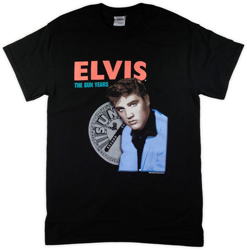 Elvis Presley The Sun Years Black Unisex Adult Short Sleeve Tee Shirt(Medium) [T-Shirt]