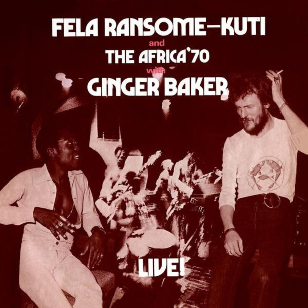 Fela Live With Ginger Baker (Colored Vinyl, Red, Gatefold LP Jacket) (2 Lp's) [Vinyl] - Paladin Vinyl