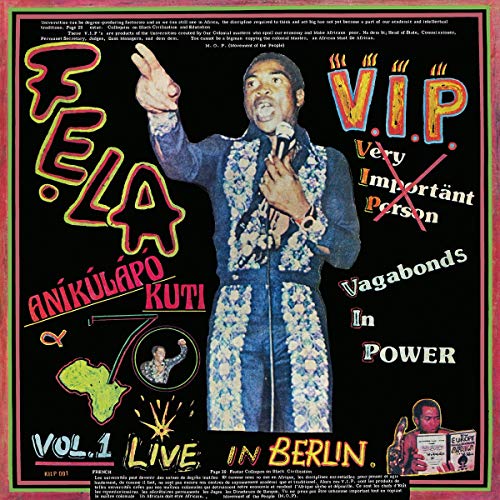 Fela Kuti V.I.P. Vinyl