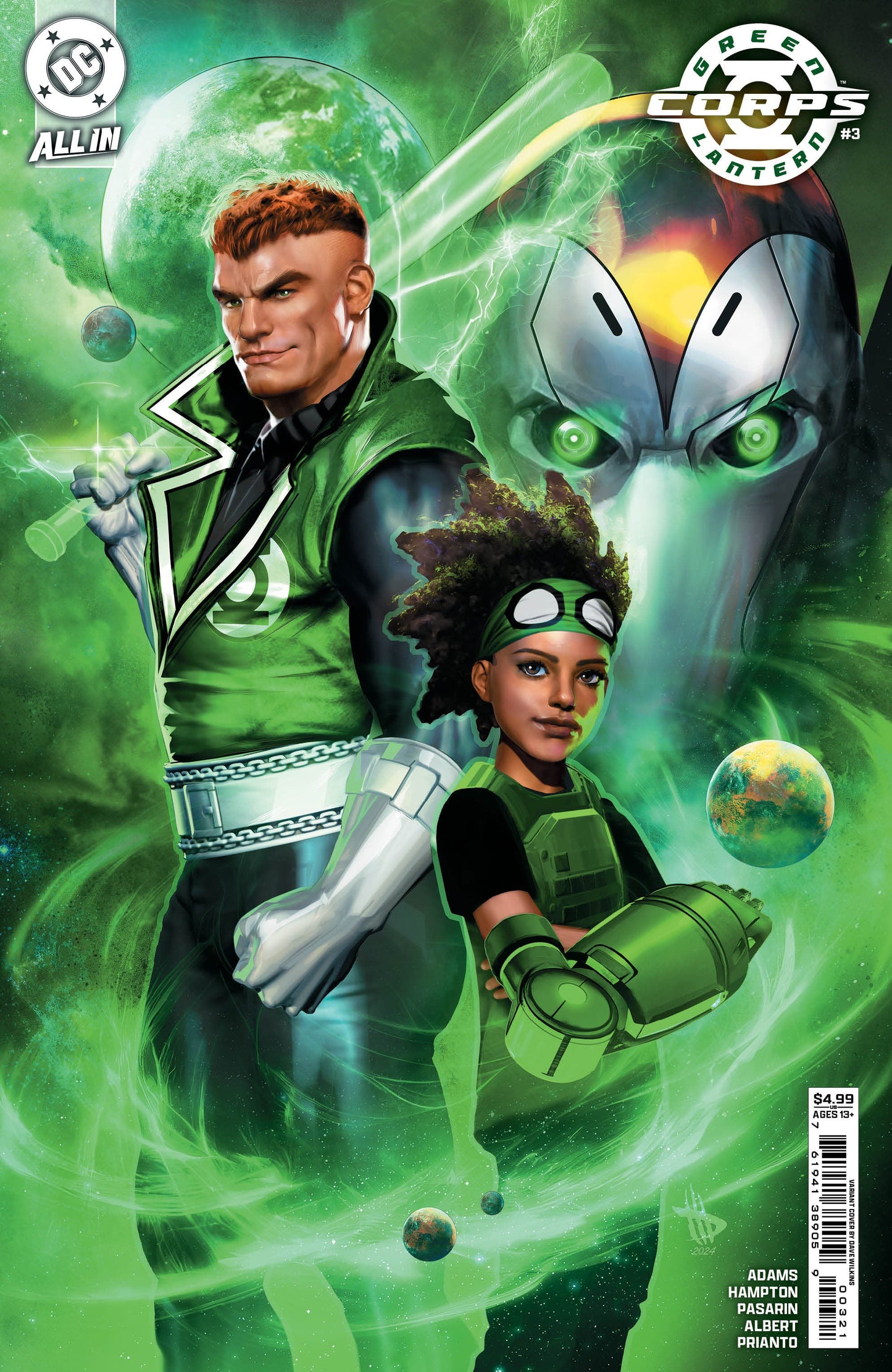 Green Lantern Corps #3 B Dave Wilkins Variant (04/09/2025) Dc