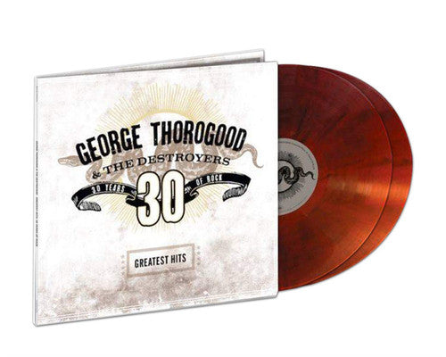 George Thorogood &amp; The Destroyers - Grandes éxitos: 30 años de Rock Brown (Vinilo transparente, marrón, edición limitada) (2 LP) [Vinilo]