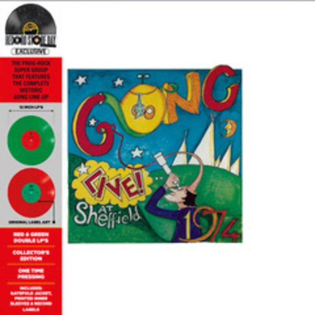 Gong - Live! At Sheffield 1974 (Colv) (Grn) (Red) (Rex) | RSD DROP [Vinyl]