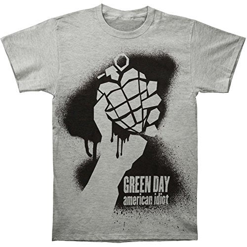 Green Day - Green Day Men'S Stencil Ai T-Shirt Grey [T-Shirt]