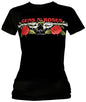 Juniors Guns N' Roses: Roses And Pistols T-Shirt,Black,Medium [T-Shirt]