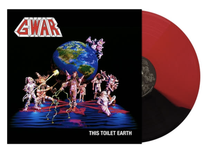 Gwar - This Toilet Earth (Red & Black Split Colored Vinyl) [Vinyl] - Paladin Vinyl