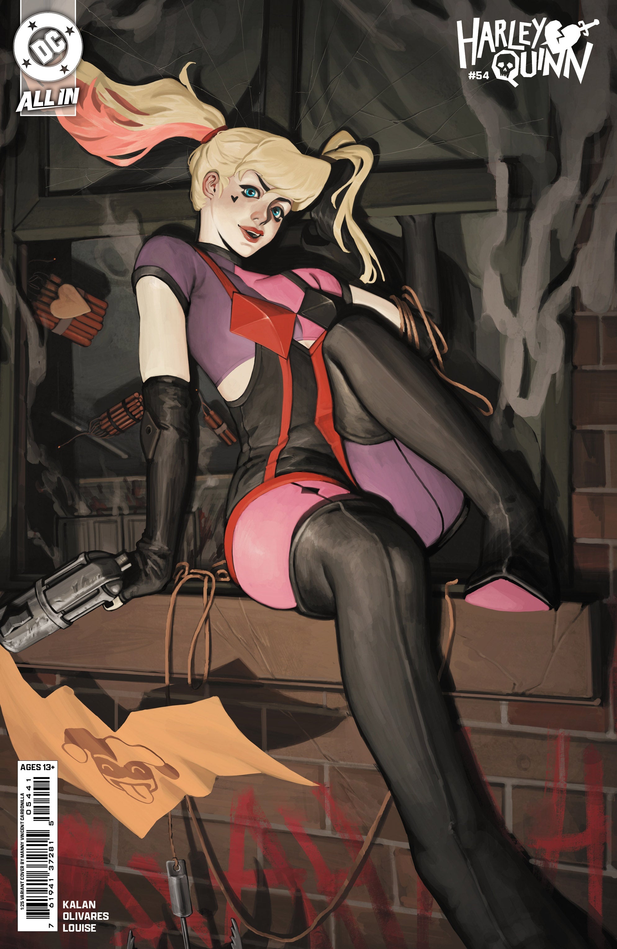 Harley Quinn #54 E 1:25 Manny Carbonilla Variant (09/24/2025) Dc