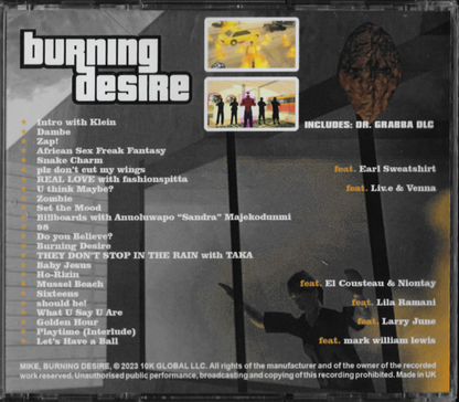 Mike - Burning Desire [CD]