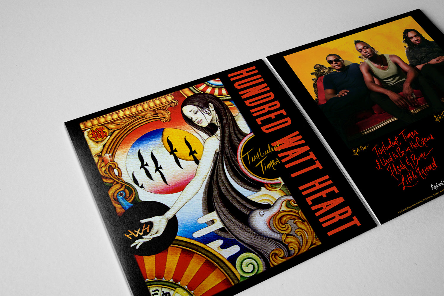 Hundred Watt Heart - Turbulent Times (Limited Edition, 180 Gram Clear Vinyl) [Vinyl] - Paladin Vinyl