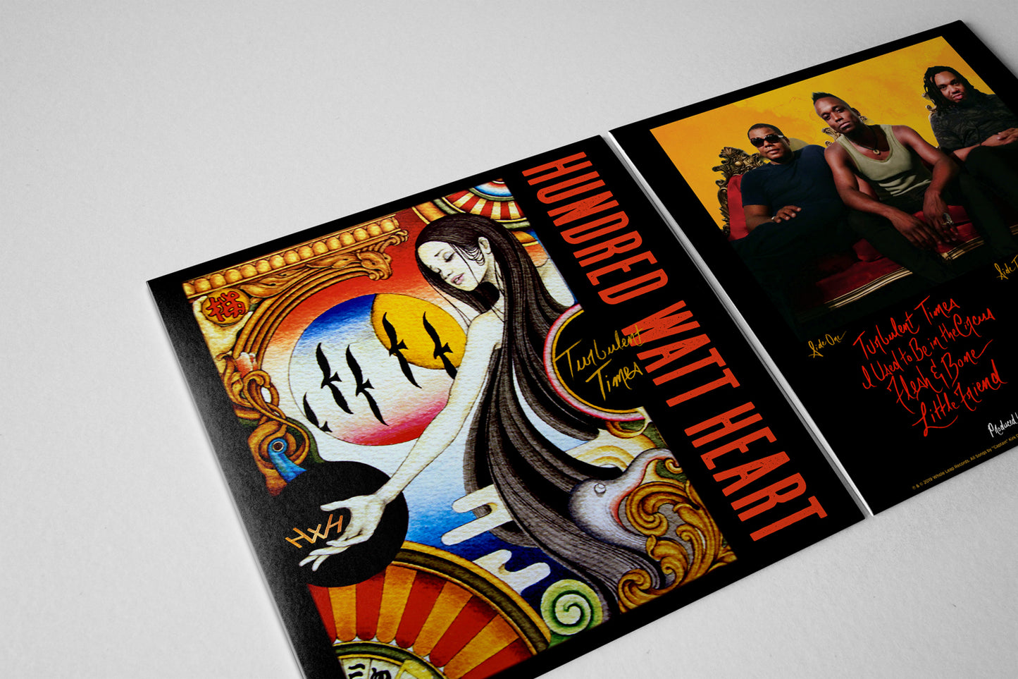 Hundred Watt Heart - Turbulent Times (Edición limitada, vinilo azul translúcido de 180 gramos)