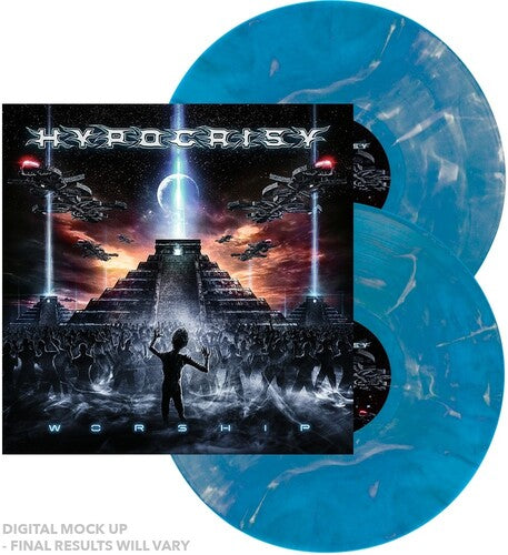 Hypocrisy - Worship (Blue & White Marble) (Colored Vinyl, Blue, White, Gatefold LP Jacket, Indie Exclusive) [Vinyl] - Paladin Vinyl