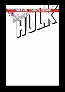 Incredible Hulk 181 Marvel FACSIMILE EDITION 1st Wolverine Blank Sketch Variant (03/27/2019)