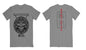 Senjetsu Samurai Eddie Black Graphic Tee (Grey) [T-Shirt]