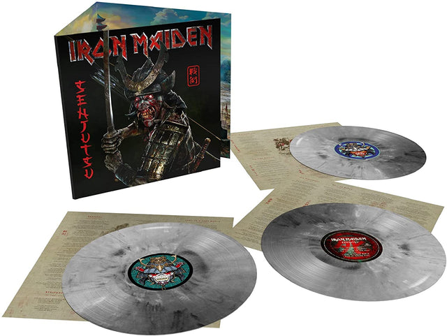 Iron Maiden - Senjutsu (Edición limitada, vinilo de color plata y mármol negro) (3 LP) [Vinilo]