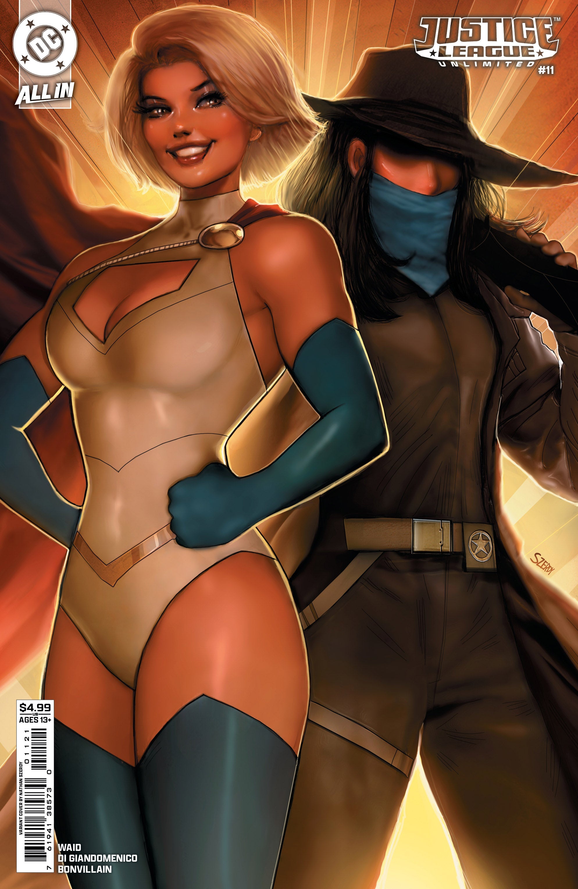 Justice League Unlimited #11 B Nathan Szerdy Variant (09/24/2025) Dc