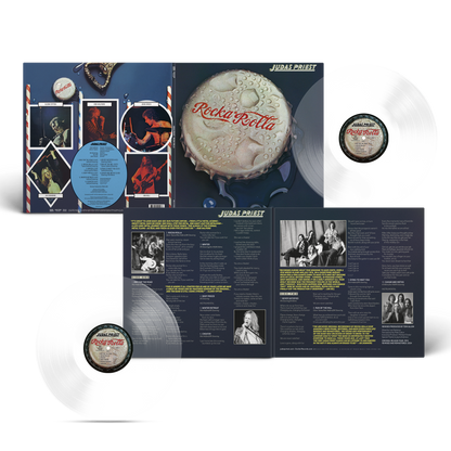 Judas Priest - Rocka Rolla 50th Anniversary Glass Clear Vinyl