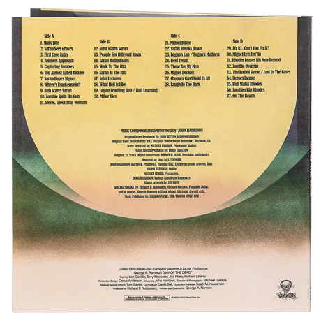 John Harrison - Day of the Dead Original Motion Picture Score (180g, Teal Swirl, Red/Black Smoke) [Vinyl]