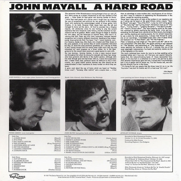 A Hard Road (Bonus Tracks) (2 Lp's) [Vinyl] - Paladin Vinyl
