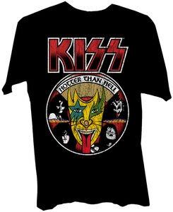 KISS KISS Hotter Than Hell, 1974 LP, ShortSleeve Unisex T-shirt 2XL [T-Shirt]