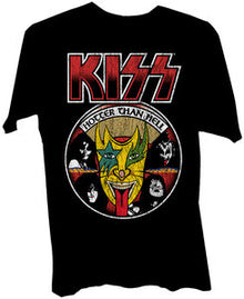 KISS KISS Hotter Than Hell, 1974 LP, ShortSleeve Unisex T-shirt 2XL [T-Shirt]