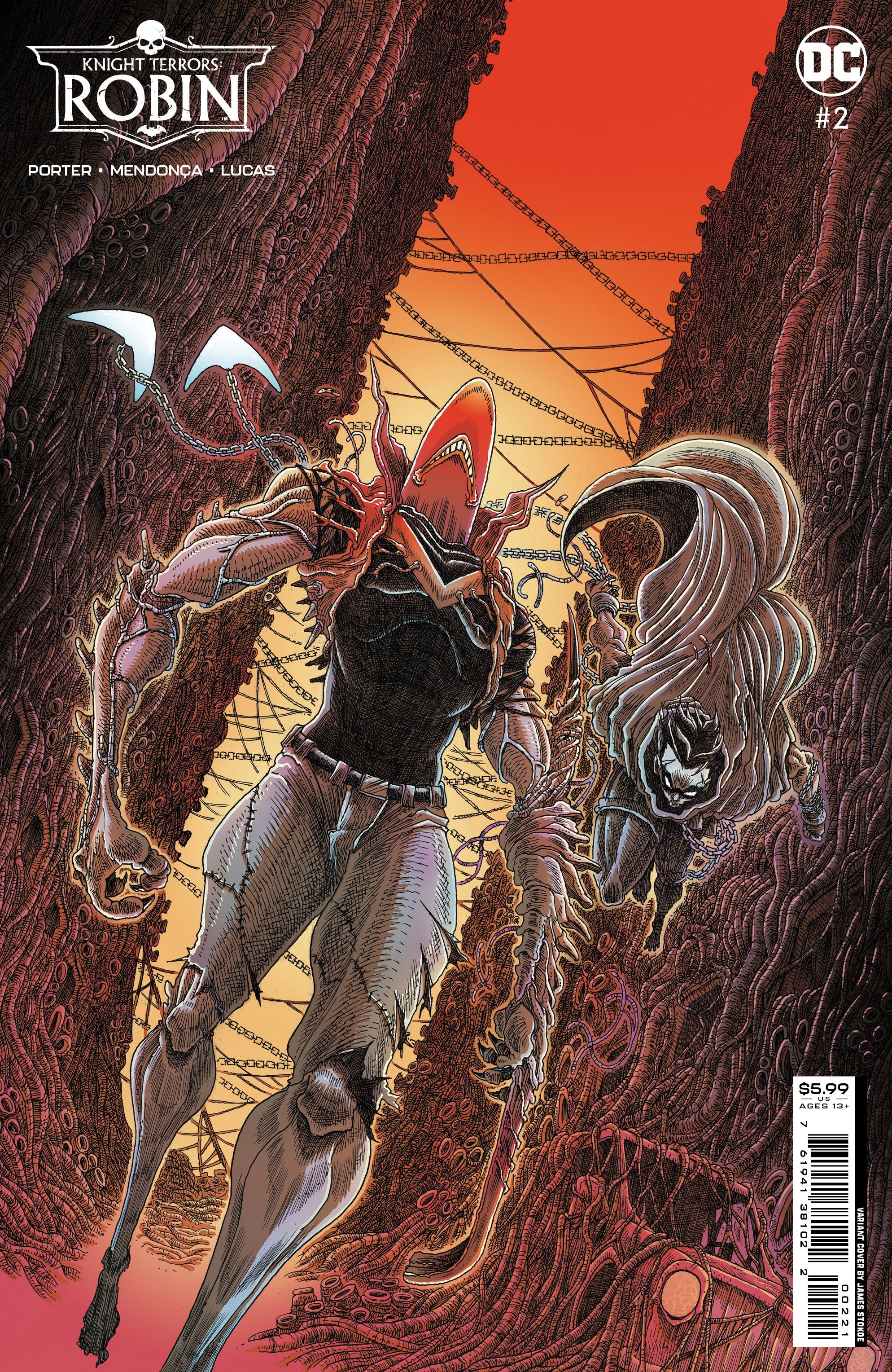 Knight Terrors Robin #2 (Of 2) B James Stokoe Card Stock Variant (08/08/2023) Dc