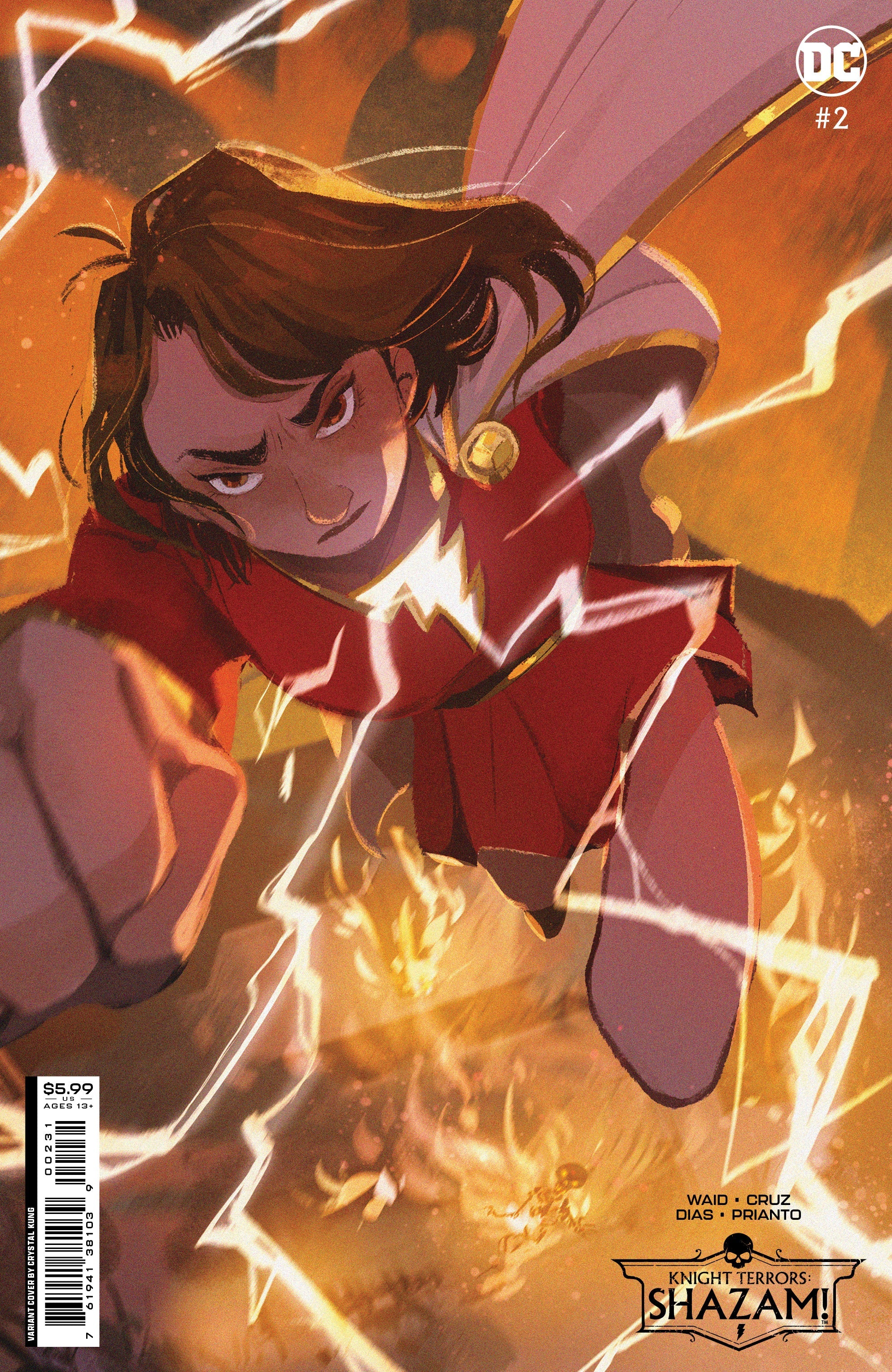 Knight Terrors Shazam #2 (Of 2) C Crystal Kung Card Stock Variant (08/08/2023) Dc