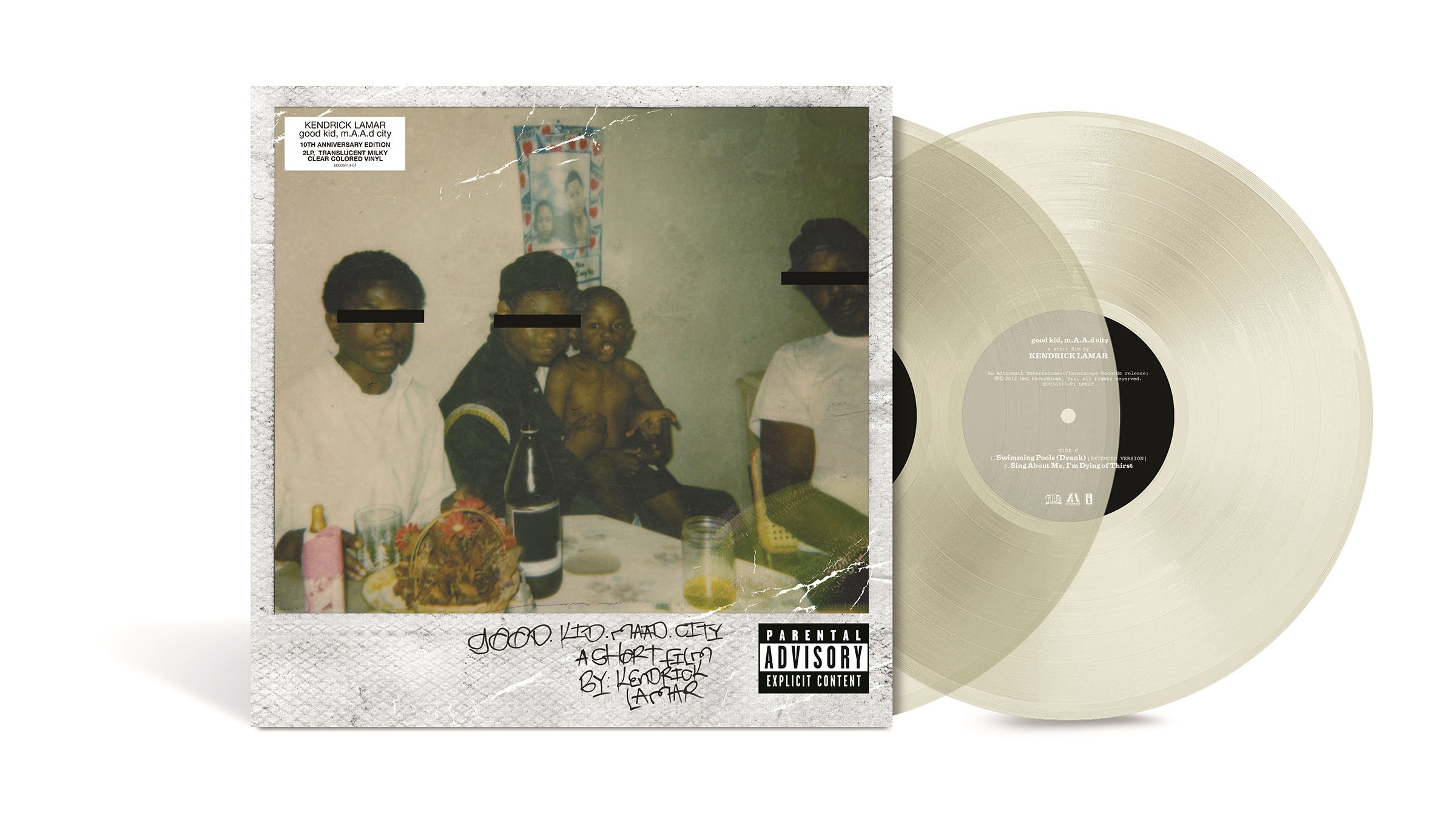 Kendrick Lamar - Buen chico, mAAd city (10º aniversario, Milky Clear, 2 LP) [Vinilo]