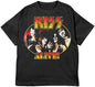 Kiss KISS Alive! Portrait Black Unisex Short Sleeve T-shirt 2XL (XX Large Shirt, Black) [T-Shirt]