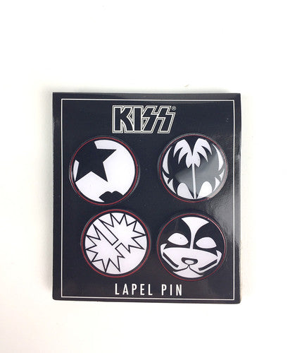 Kiss KISS Multi Face Lapel Pin Set [Merchandise]