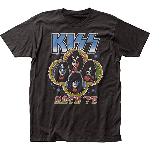 Kiss Kiss Alive In '79 Fitted Jersey Tee [T-Shirt]