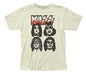 Kiss Kiss Four Faces Fitted Jersey Tee [T-Shirt]