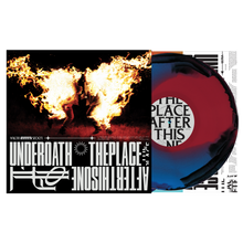 Underoath - The Place After This One Black + Blue Red Swirl Vinyl