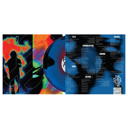 Underoath - The Place After This One Black + Blue Red Swirl Vinyl