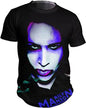 Marilyn Manson Marilyn Manson Oversaturated Men'S T-Shirt, Black, X-Large [T-Shirt]