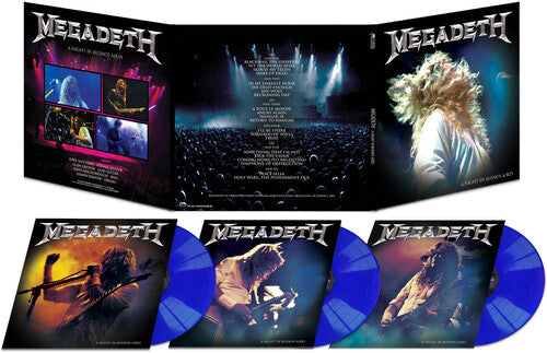 Megadeth - A Night In Buenos Aires (Limited Edition, Blue Vinyl) (3 Lp's) [Vinyl]