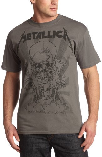 Men'S Metallica "Pushed Boris" T-Shirt, Charcoal, Medium [T-Shirt]