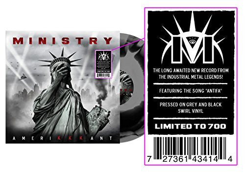 Ministry - Amerikkkant (vinilo con remolinos negros y grises) [Vinilo]