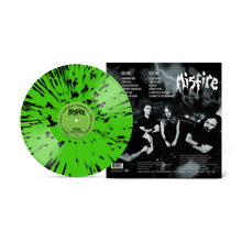Misfire - Product Of The Environment Neon Green with Black Splatter Vinyl