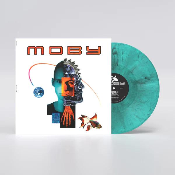 Moby - Moby (Black, White & Blue Marbled Colored Vinyl, 140 Gram Vinyl) [Vinyl]