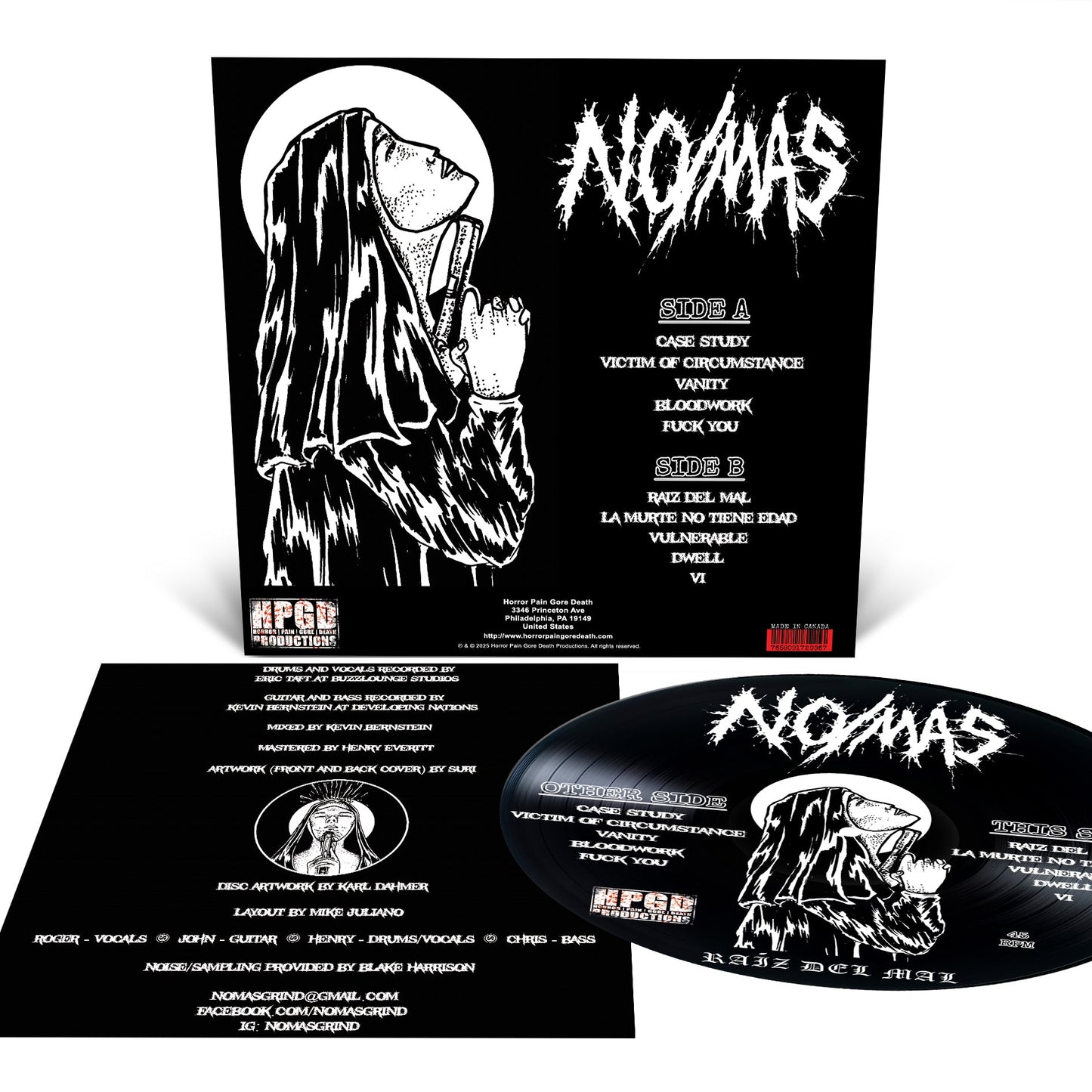 NO/MÁS - Raíz Del Mal LP (Picture Disc) LTD To 100