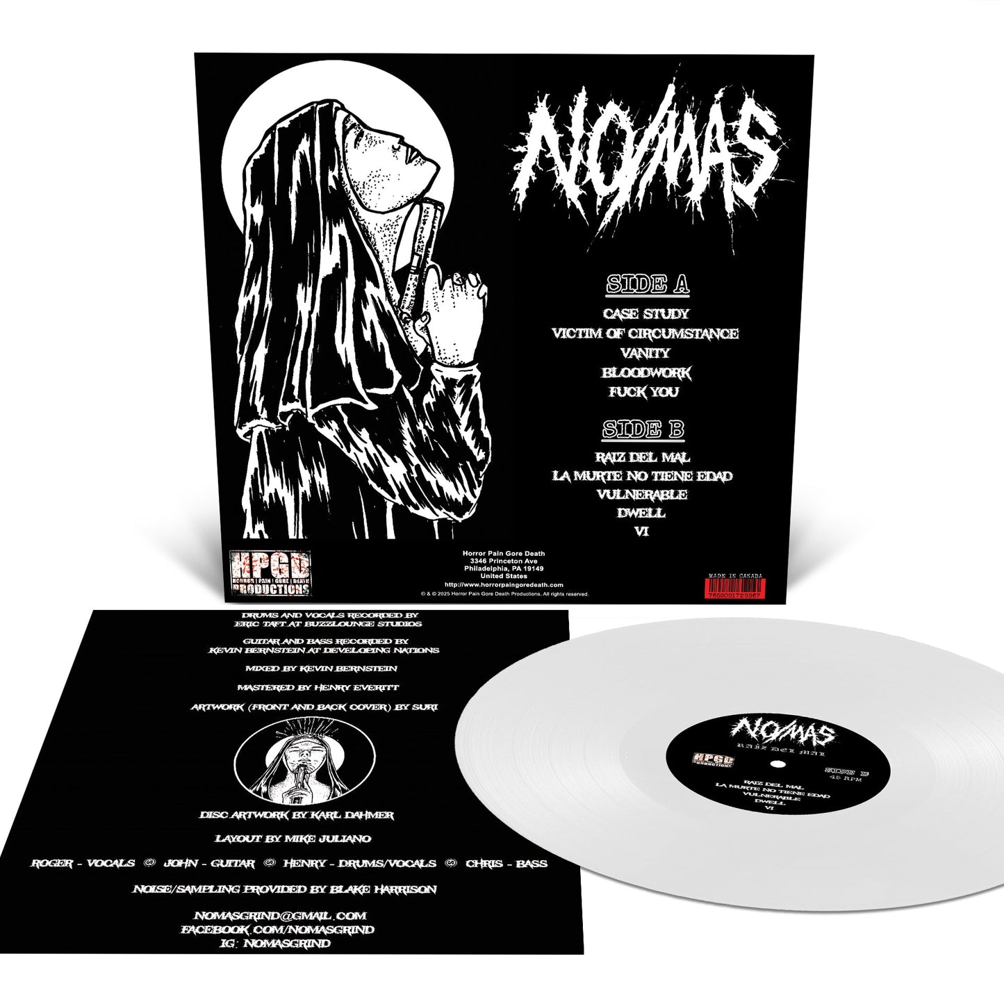 NO/MÁS - Raíz Del Mal LP (White) LTD To 100